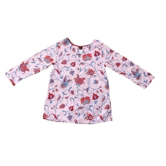 Tea Collection Other - TEA Collection Girls Floral Tunic Top size 10 Long Sleeve